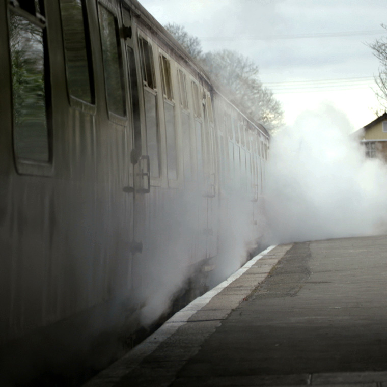 Still image from The Signalman film